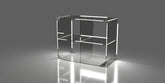 Edge Lit LED Display Shelf